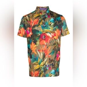 Ralph Lauren Purple Label Floral polo shirt